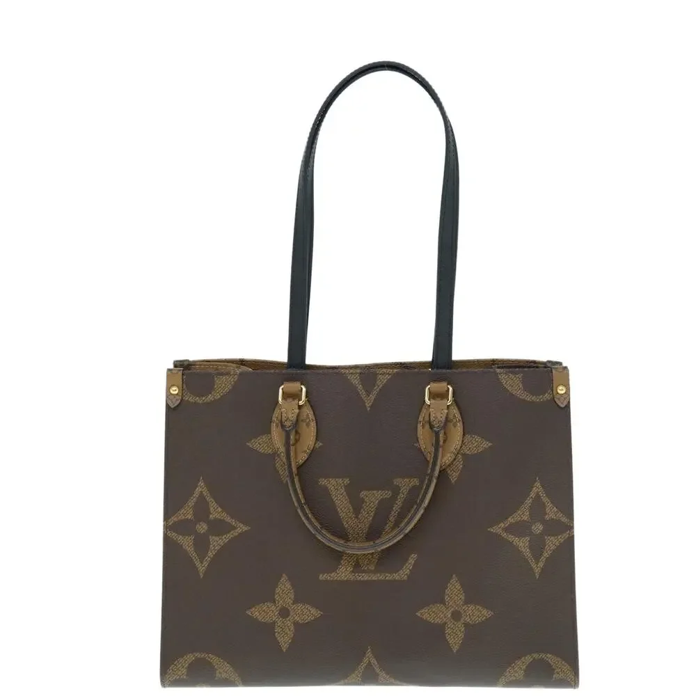 LOUIS VUITTON Monogram Reverse Giant On The Go MM Tote Bag M45321